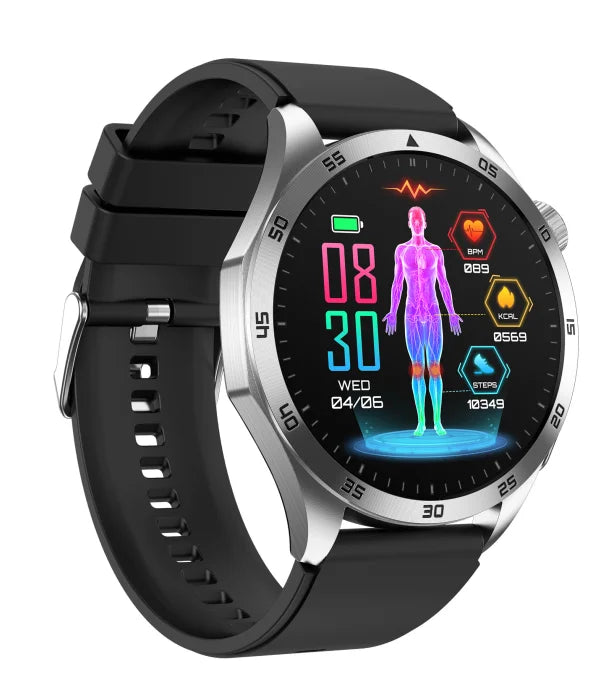 Marsyu Health Smartwatch – ECG+PPG, Bluetooth Call, Multi Health Monitor