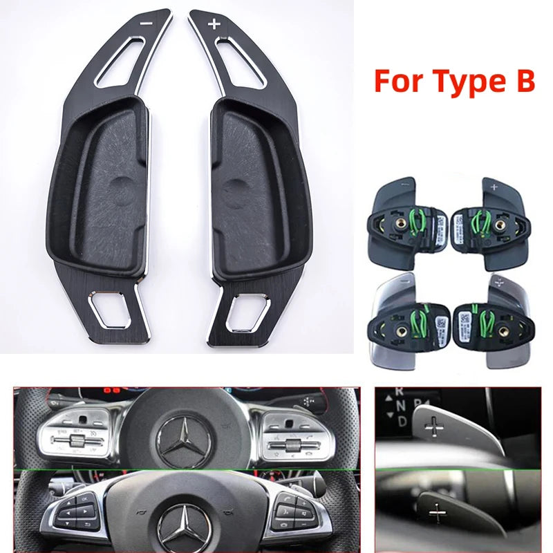 Steering Wheel Paddle Shifter Extension for Mercedes-Benz A & C Class