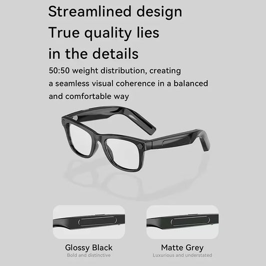 AI Smart Glasses 8MP – HD Camera, Video Recording & Voice Assistant