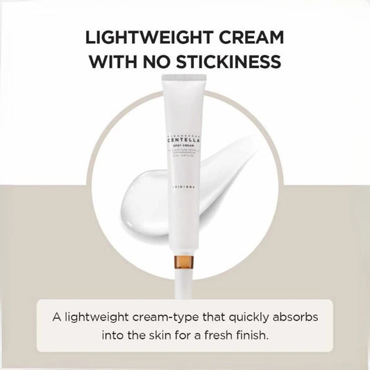 Korean Skin Care Centella Spot Cream 20ml Acne Facial Moisturizing Repairing Cream Smooths Skin Beauty Face Care Products
