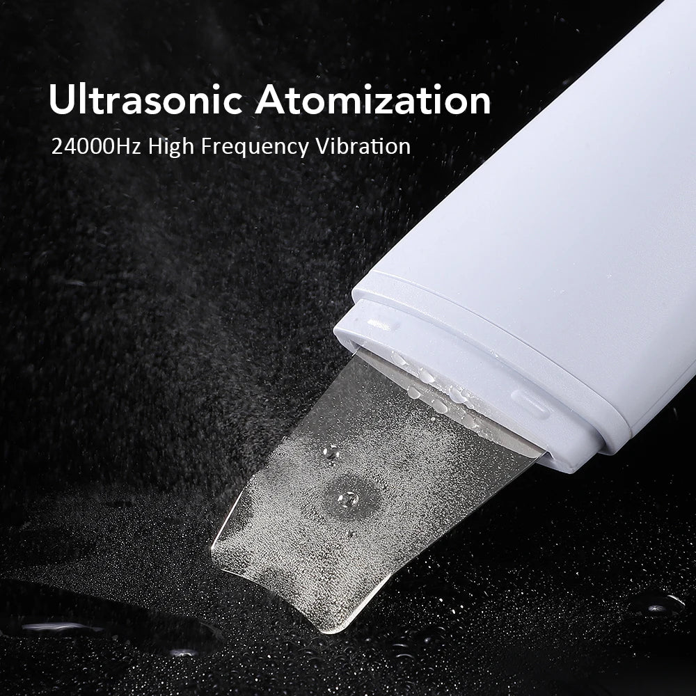 Ultrasonic Skin Scrubber – 4 Mode Facial Deep Cleansing & Lifting Device