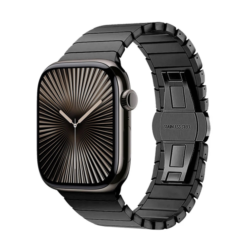 Stainless Steel Metal Band for Apple Watch – Luxury Business Strap for Ultra & Series 10/11