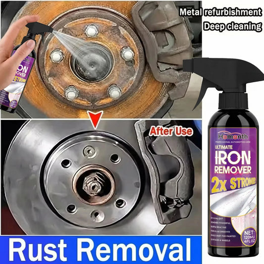 Powerful Rust Remover Spray for Metal, Cars & Tools