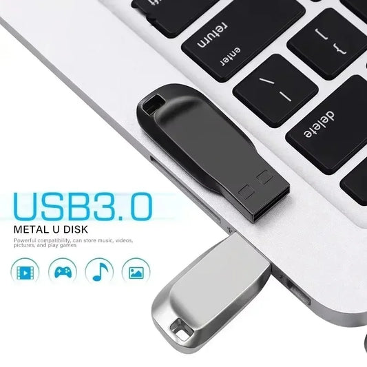 USB 3.0 Mini Flash Drive – High Speed Metal Waterproof Memory Stick 8GB