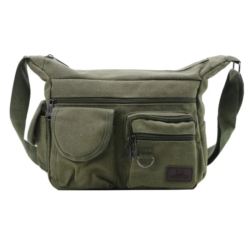 Men Casual Sling Bag Messenger Bag Crossbody Bag Shoulder Bag Unisex Travel Outdoor Vintage Bags