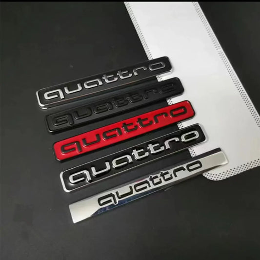 Sport Quattro Style Car Logo Badge for Vehicles