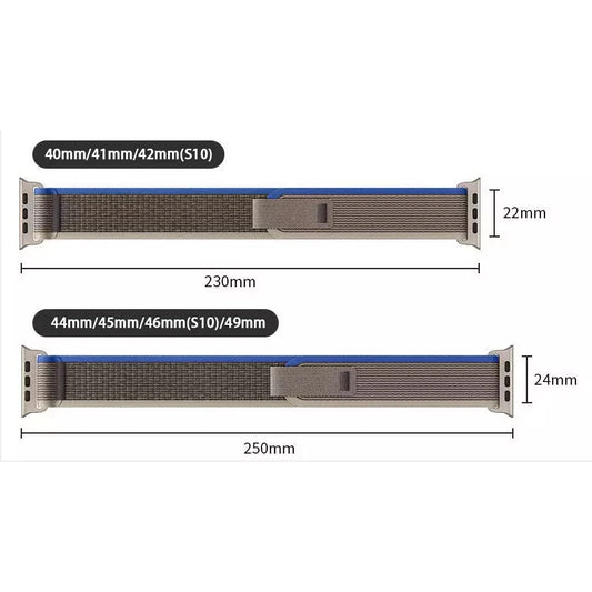 Trail Loop Strap for Apple Watch – Adjustable Sport Band (40–49mm, Ultra/Series Compatible)