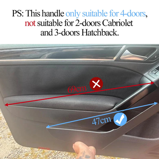 Interior Door Pull Handle Cover Trim for VW Golf 6 GTI MK6 (2009–2014) Left & Right Set