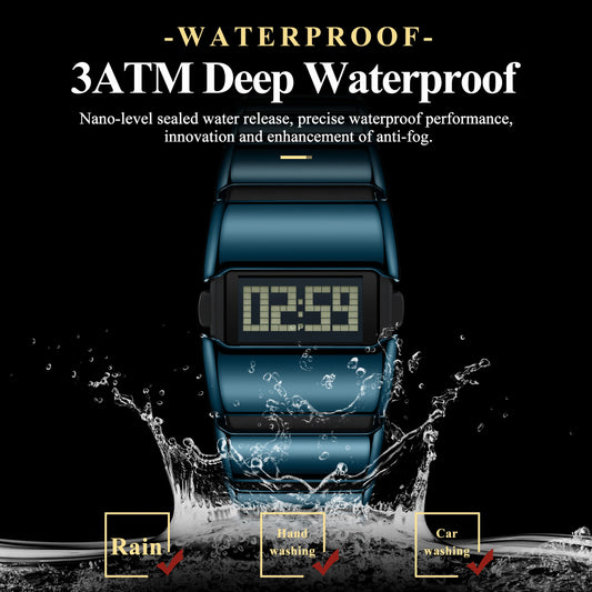 POEDAGAR LED Waterproof Men’s Watch