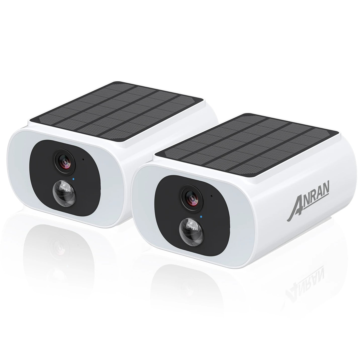 ANRAN Solar WiFi Security Camera – 3MP Outdoor Wireless CCTV (2–3 Pack)