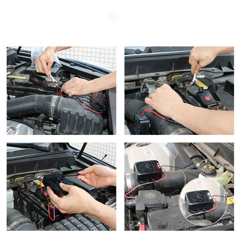 Ultrasonic Rodent Repellent for Vehicles – 12V LED Rat Deterrent Device