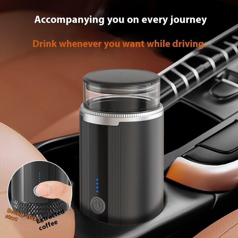 Portable Capsule Coffee Machine (Rechargeable Travel Espresso Maker)