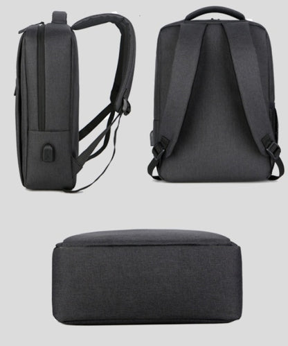 Waterproof Laptop Backpack (Shockproof & USB Charging)