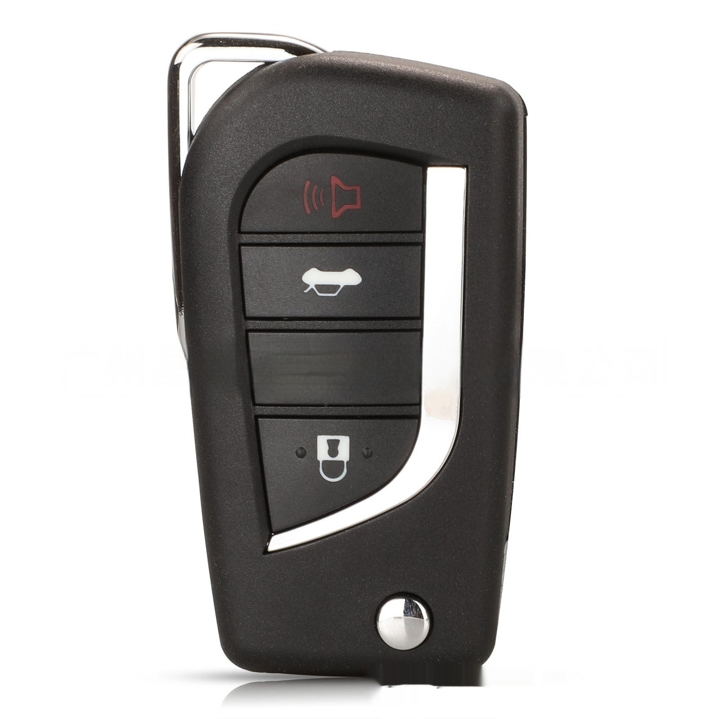 Folding Car Key Shell – Remote Key Case for Camry, Highlander, Reiz (4 Button)