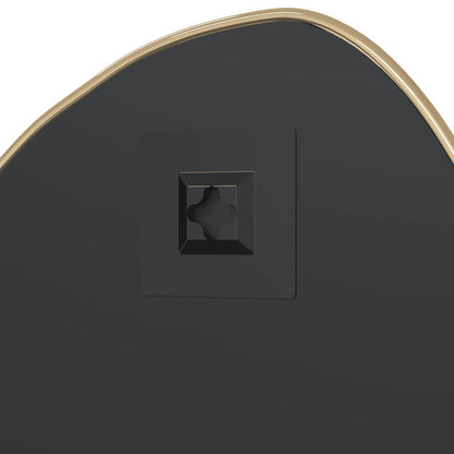 Golden Wall Mirror – Elegant Decorative Mirror for Home & Living Room