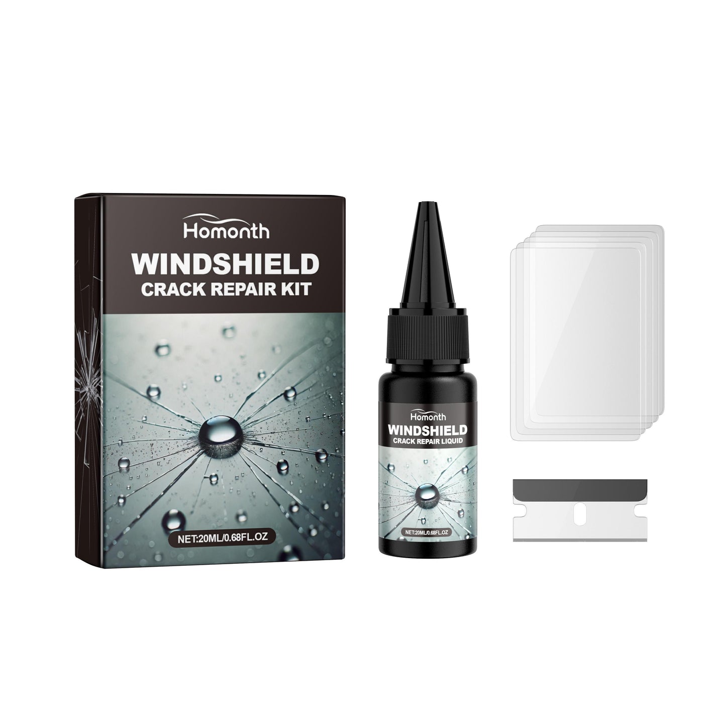 Windshield Repair Kit – Fix Cracks & Chips in Minutes