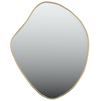 Golden Wall Mirror – Elegant Decorative Mirror for Home & Living Room