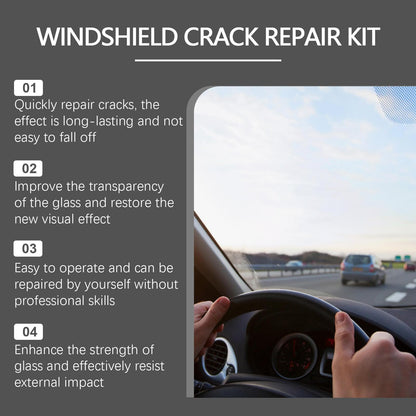 Windshield Repair Kit – Fix Cracks & Chips in Minutes