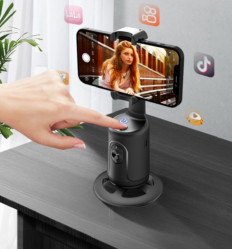 360° Auto Face Tracking Phone Holder (AI Smart Tripod)