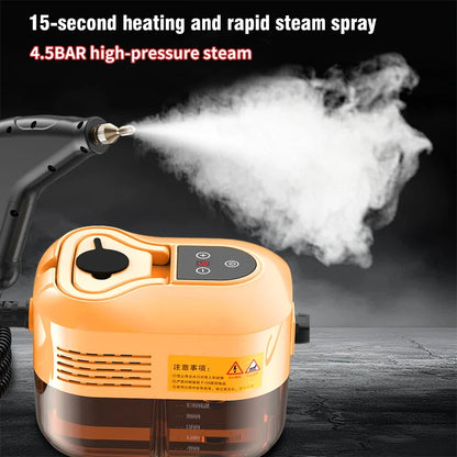 2500W High Pressure Steam Cleaner – Handheld Steam Mop for Deep Cleaning & Sterilization