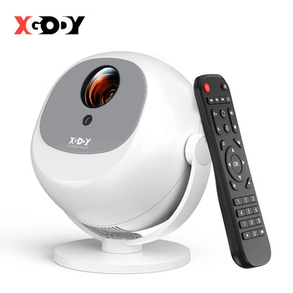 XGODY 4K Projector – Android 11, Electric Focus, Portable Home Theater