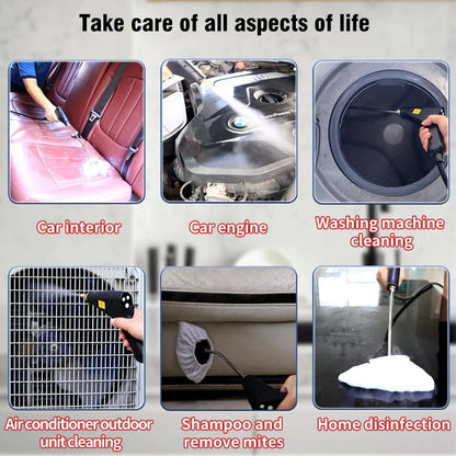 2500W High Pressure Steam Cleaner – Handheld Steam Mop for Deep Cleaning & Sterilization