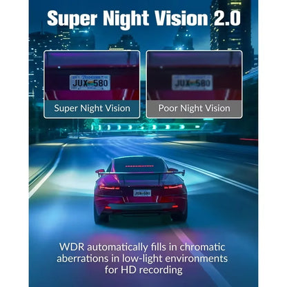 Triple Lens Dash Cam 2.1 inches1080P Full HD Car WiFi APP Control g-sense Car Camera Recorder Optional GPS Parking Monitoring