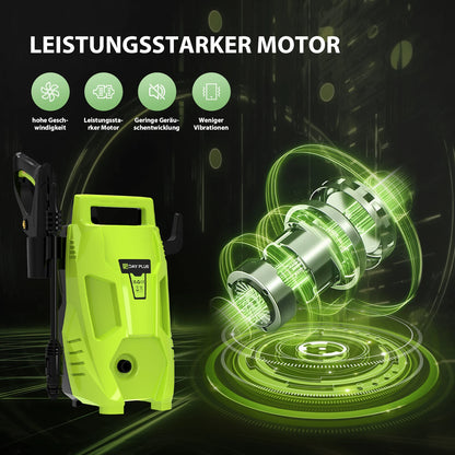 Electric High Pressure Washer 2300W, 2050PSI 1.6GPM, with 1-180° Adjustable Nozzle & Detergent Tank – For Car, Patio, Garden