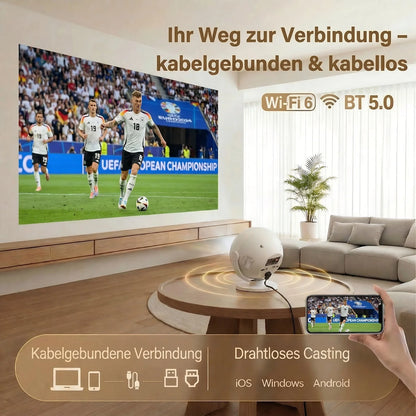 XGODY 4K Projector – Android 11, Electric Focus, Portable Home Theater