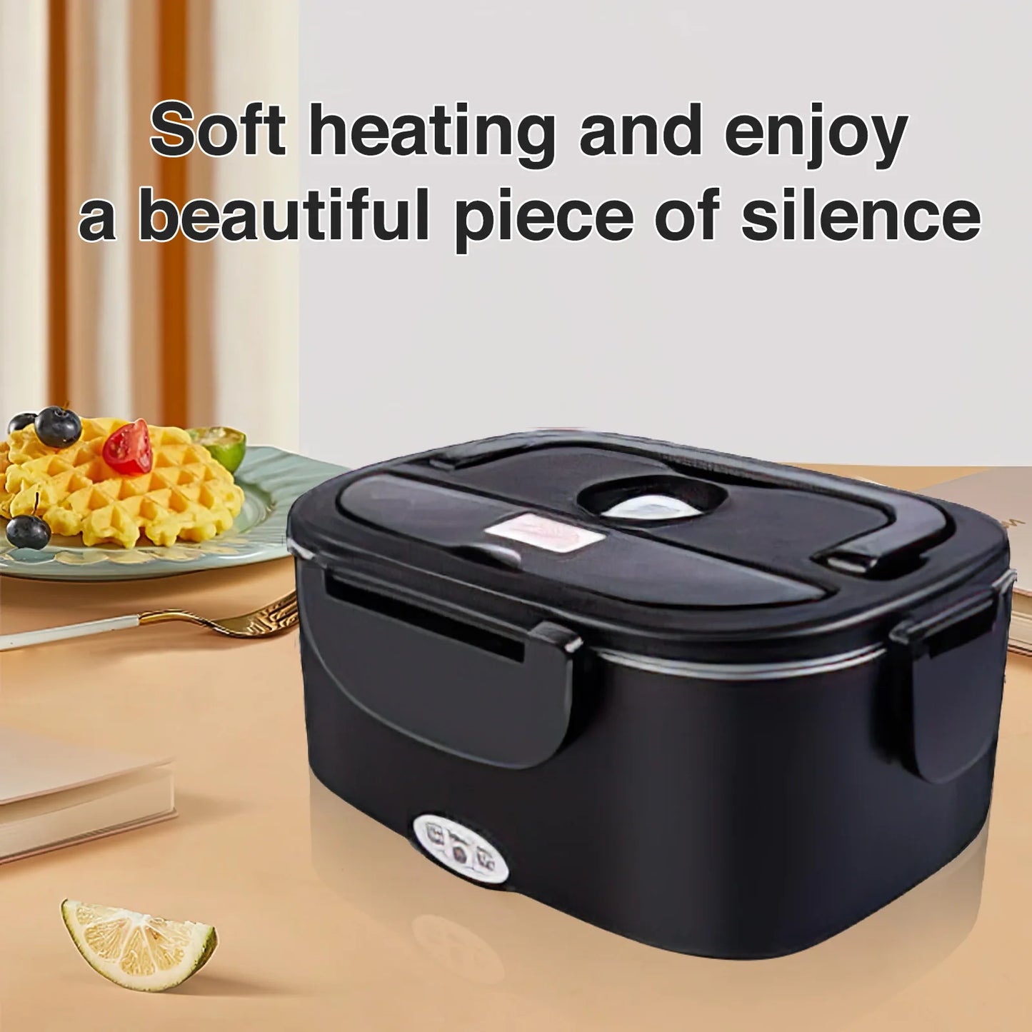 Electric Heating Lunch Box 1.5L–2.5L – Portable Stainless Steel Food Warmer 12V/220V for Car & Home