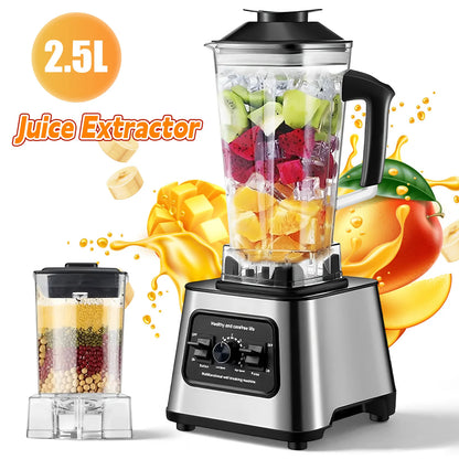 800W Blender 2.5L – 9-Speed Smoothie Maker with Ice Crushing & Stainless Steel Blades (220V)
