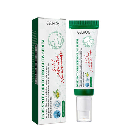 EELHOE Face Glowing Serum Daily Dark Spot Corrector Brightening Skin Tone Reduce Dullness Moisturizing Smoothing Face Serum