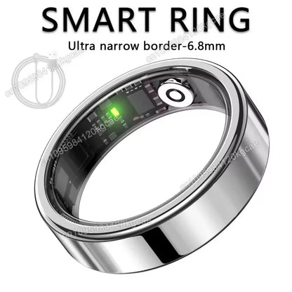 2026 Smart Ring – Heart Rate, Blood Pressure, Sleep & Motion Tracking, IP68 Waterproof