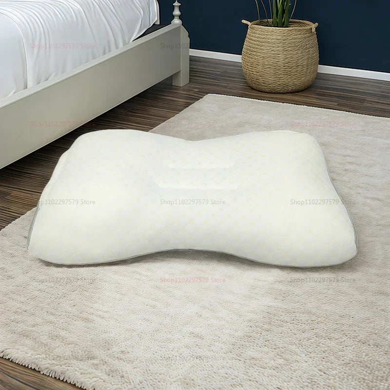 Orthopedic Cervical Neck Pillow – Soybean Fiber Massage Support for Better Sleep