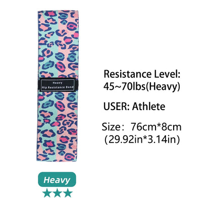 Glute Thigh Elastic Workout Bands Fabric Resistance Hip Booty Bands Squat Circle Stretch Fitness Strips Loops Yoga Gym Equipment