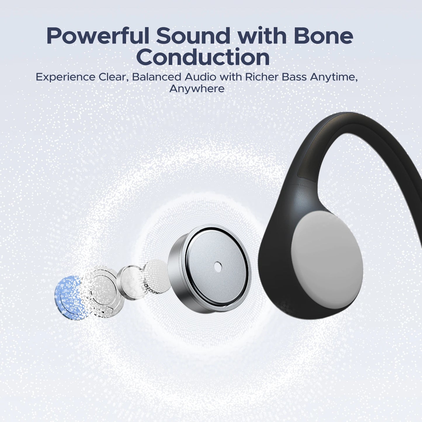 DOOGEE BoneBeat Run Bone Conduction Headphones Ear Hook  Bluetooth 5.4 Wireless Earphone Waterproof Headset For Swimming