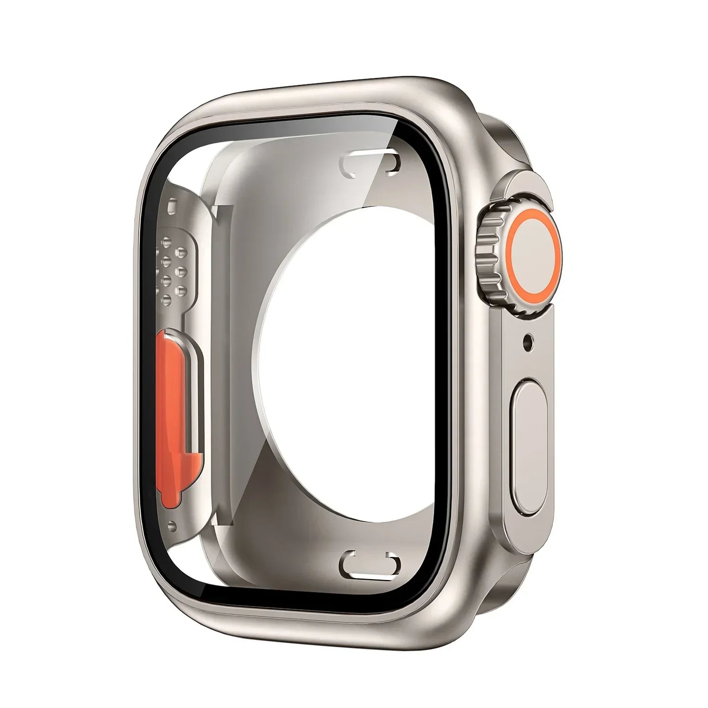 Change To Ultra Case for Apple Watch 46mm 45 44 40 41 42mm Hard PC Front Rear Bumper iwatch 10 987 SE 654 Screen Protector Cover