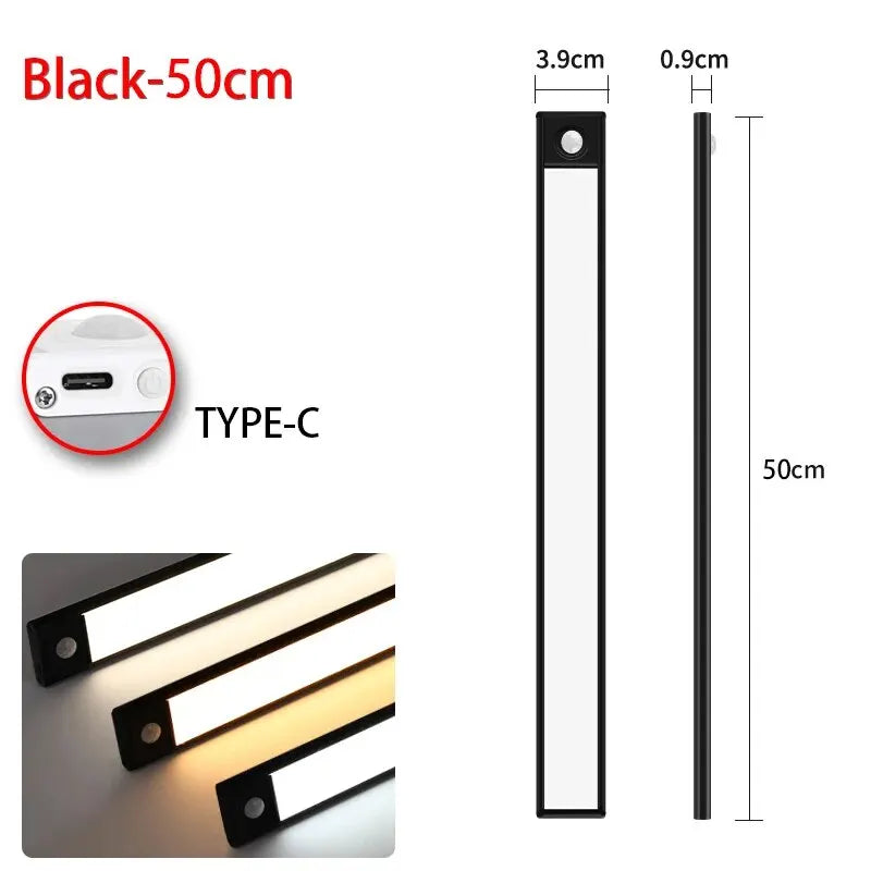 LED Motion Sensor Light – Wireless USB Rechargeable Night Light