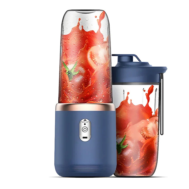 Portable Electric Juicer 400ml – USB Rechargeable Smoothie Blender for Fruit & Citrus