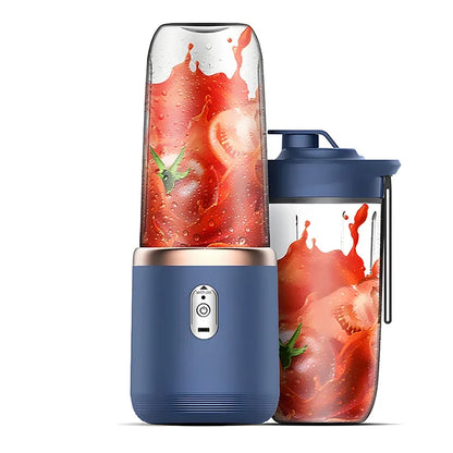 Portable Electric Juicer 400ml – USB Rechargeable Smoothie Blender for Fruit & Citrus