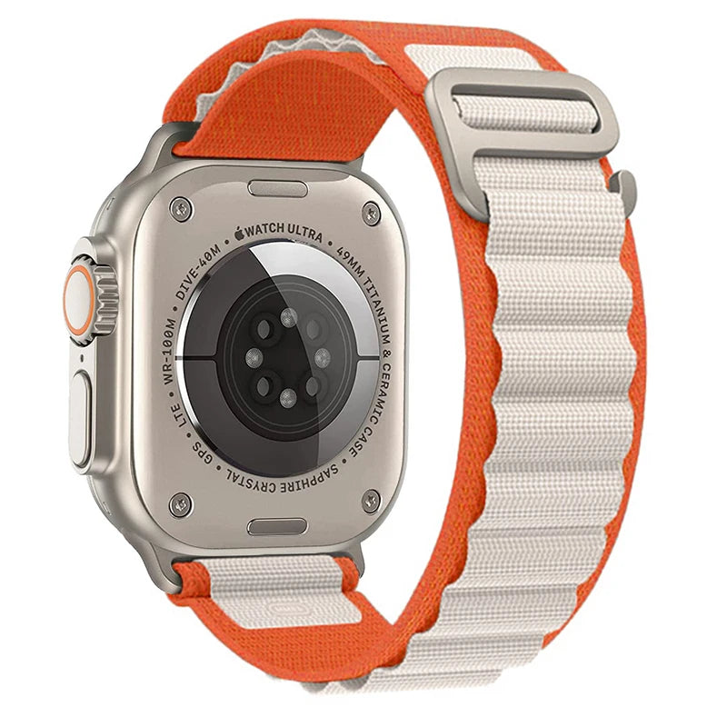 Alpine Loop Strap for Apple Watch – Rugged Adjustable Band (40–49mm, Ultra/Series Compatible)