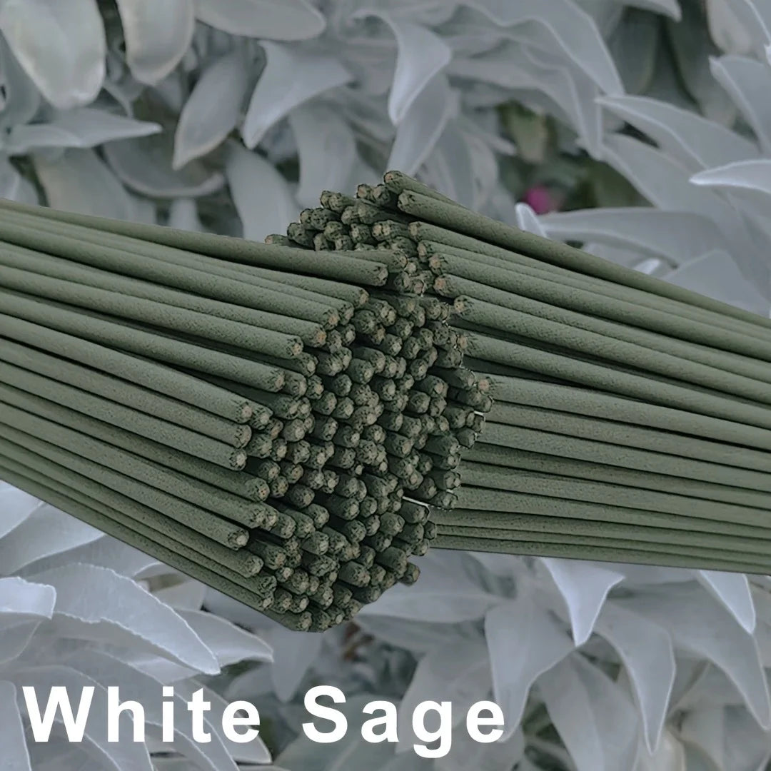 White Sage Incense Sticks – Natural Aromatherapy for Yoga, Meditation & Relaxation