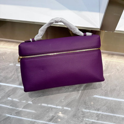 MENDY Genuine Leather Women’s Handbag – Large Shoulder & Crossbody Luxury Designer Bag