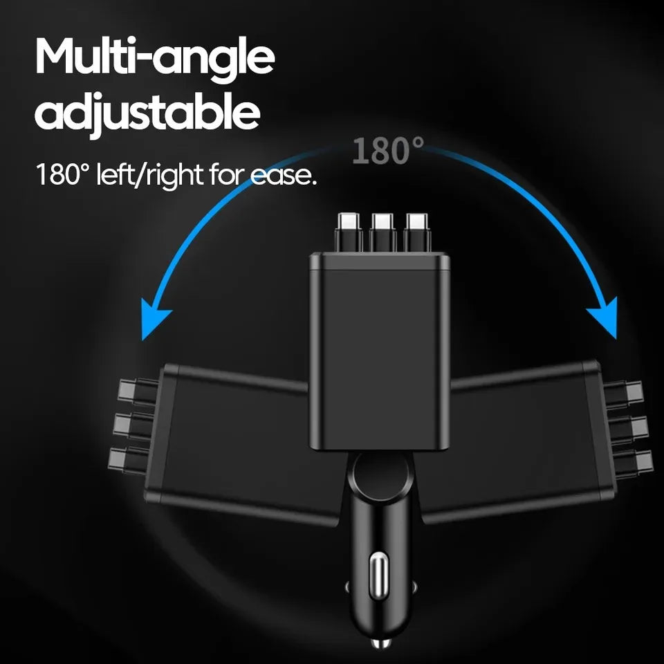 50W Car Charger PD30W – Fast Charging Cigarette Lighter Adapter with Voltage Display