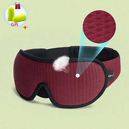 3D Sleep Mask – 100% Blackout Eye Mask for Travel & Relaxation