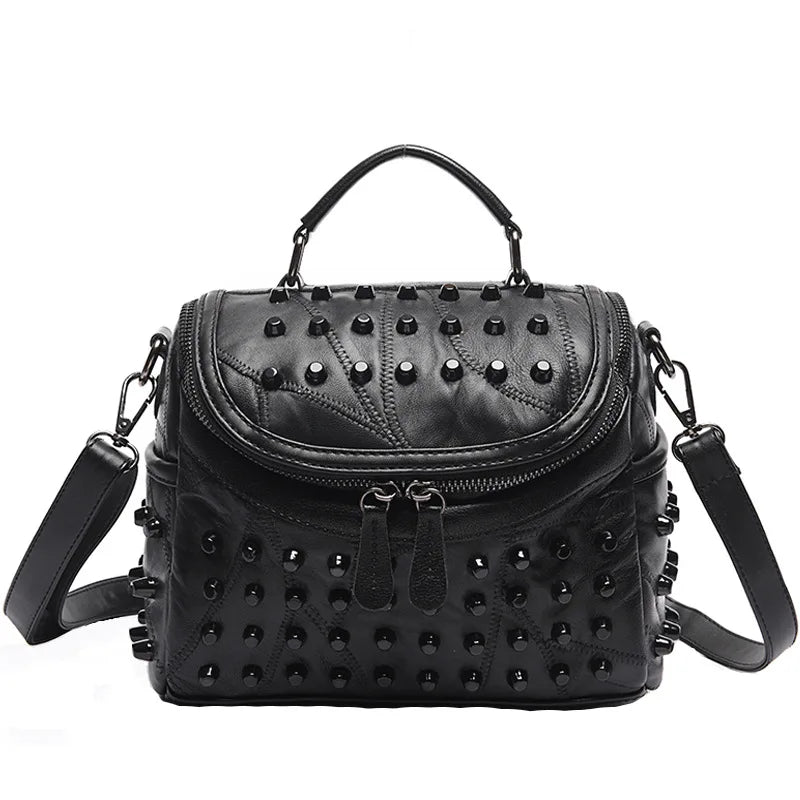 Luxury Sheepskin Genuine Leather Women’s Bag – Designer Shoulder & Messenger Handbag