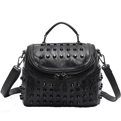 Luxury Sheepskin Genuine Leather Women’s Bag – Designer Shoulder & Messenger Handbag