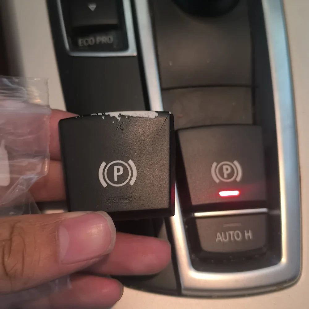 Electronic Parking Brake Switch Cover – Auto P Button Trim for BMW 5, 7, X3, X4, X5 & X6 Series