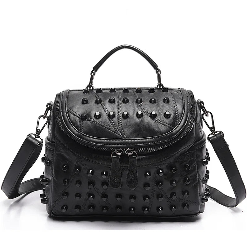 Luxury Sheepskin Genuine Leather Women’s Bag – Designer Shoulder & Messenger Handbag