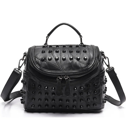 Luxury Sheepskin Genuine Leather Women’s Bag – Designer Shoulder & Messenger Handbag